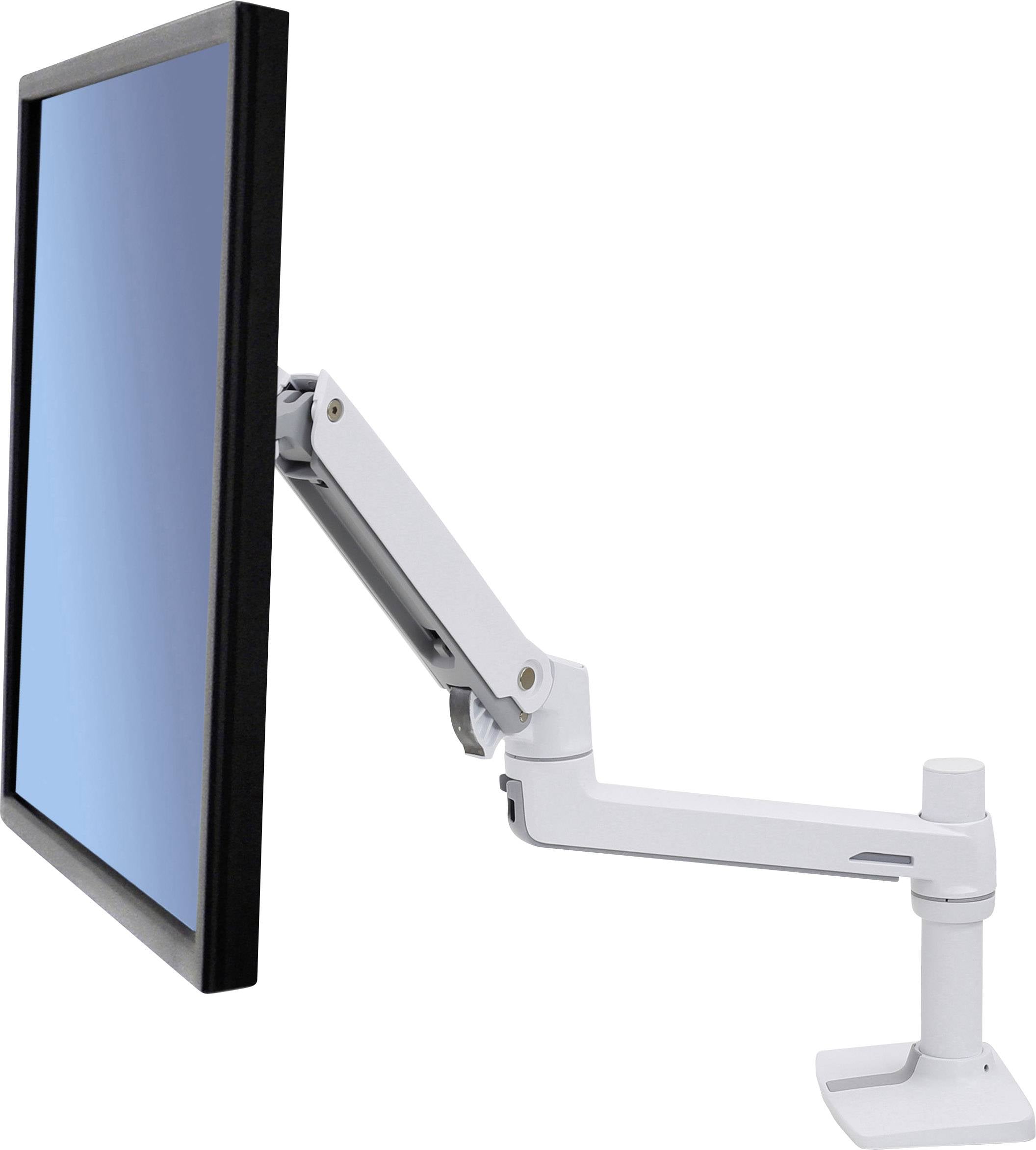 Ergotron Monitor-Tischhalterung LX Arm Desk Mount 1 Display(s) 38,1 cm (15") - 86,4 cm (34") Weiß Höhenverstellbar, Neig
