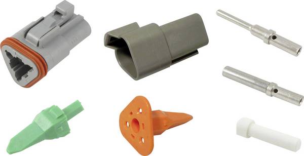 TE Connectivity 30S009 Rundstecker Stecker, gerade, Buchse, gerade Gesamtpolzahl: 3   1 Set