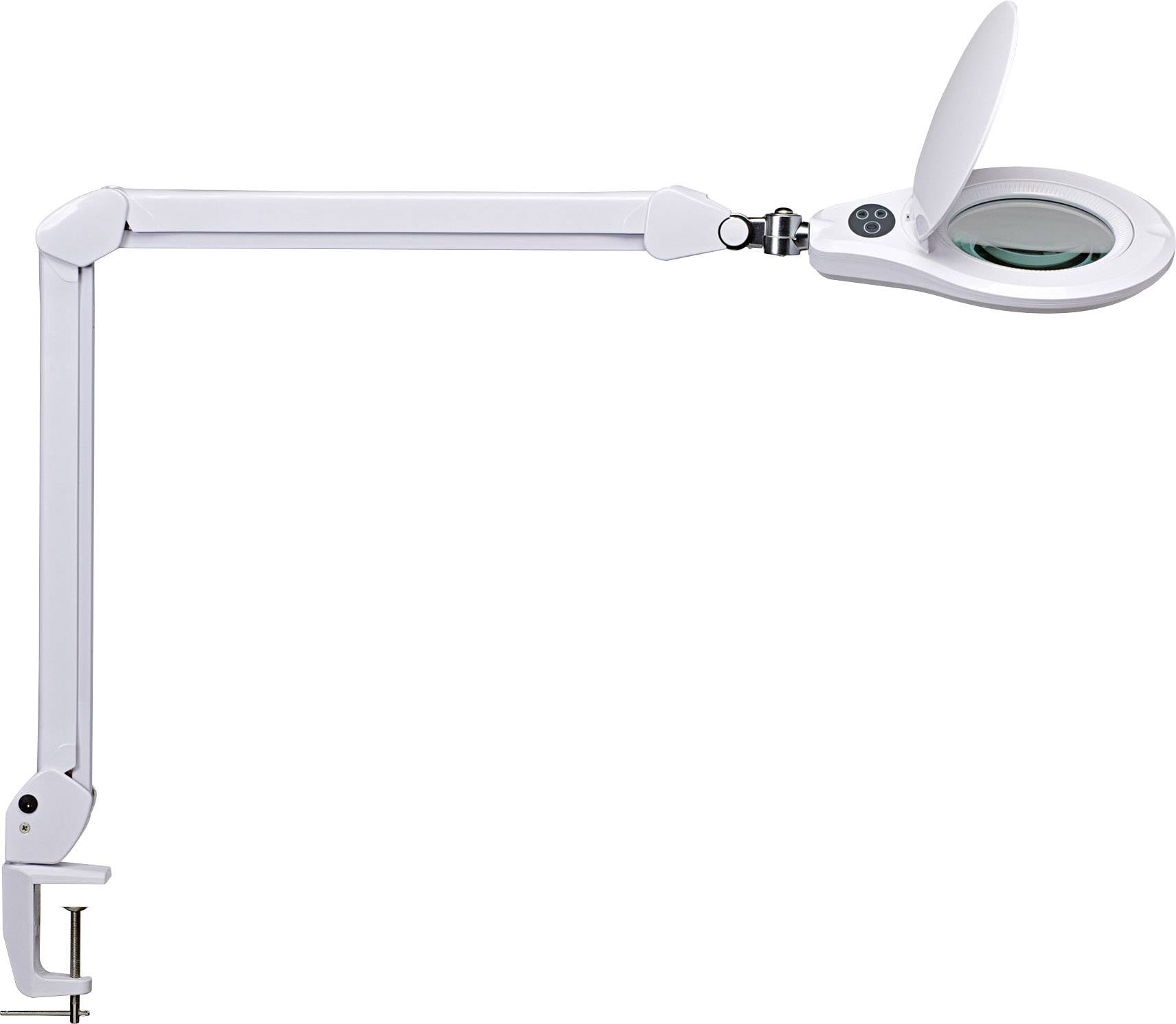 Maul 8265802 LED-Lupenleuchte mit Klemmfuß MAULsource Vergrößerungsfaktor=1.75 x 12.7 cm 2021 Energieeffizienzklasse E (