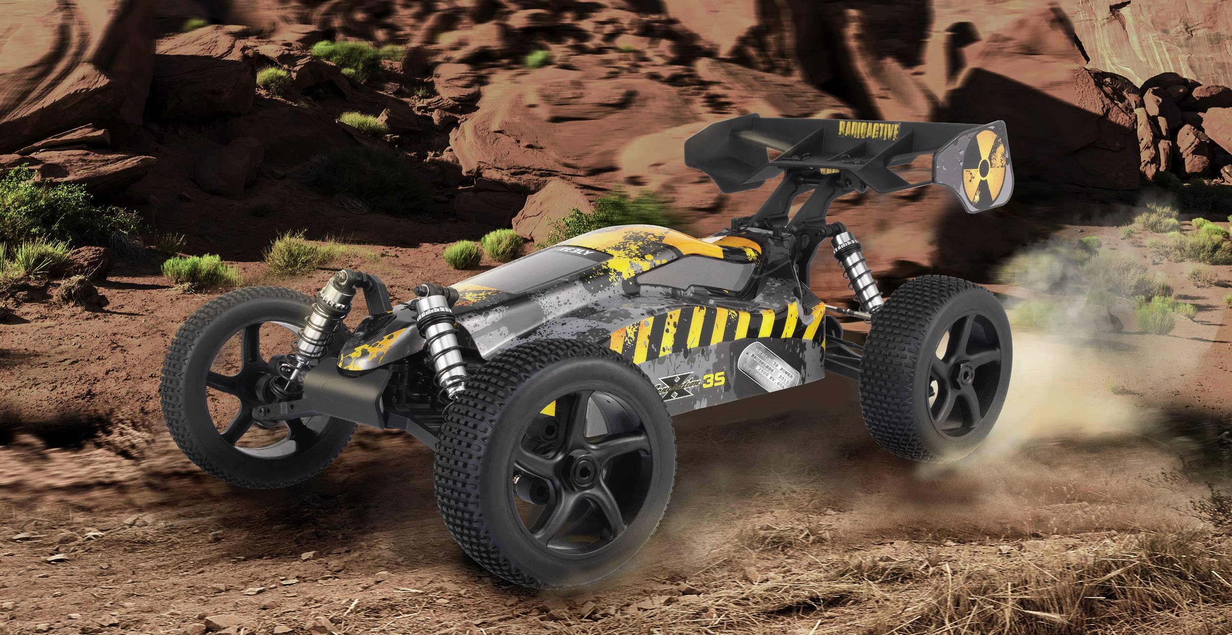 Reely Generation X 3S Brushless 1:8 XS RC Modellauto Elektro Buggy Allradantrieb (4WD) 100% RtR 2,4 GHz inkl. Akku, Lade-2