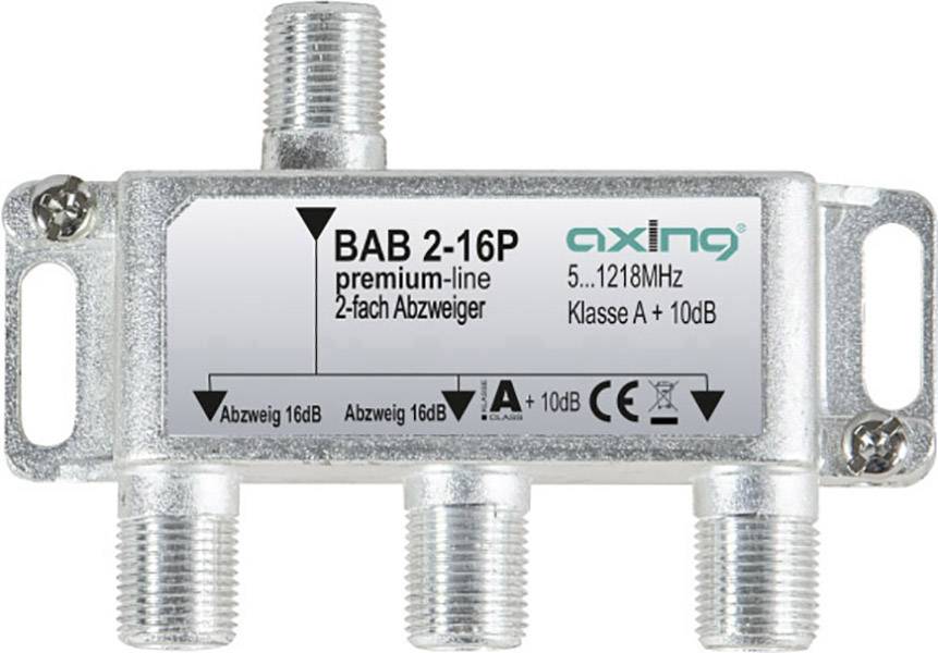 AXING BAB 2-16P - SAT-Abzweiger 2-fach 16 dB (BAB 2-16P)
