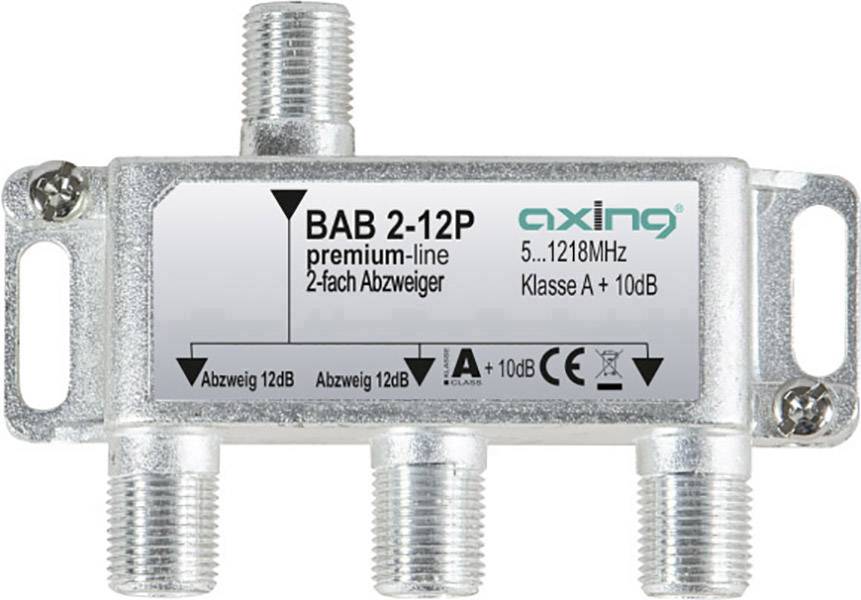AXING BAB 2-12P - SAT-Abzweiger 2-fach 12 dB (BAB 2-12P)
