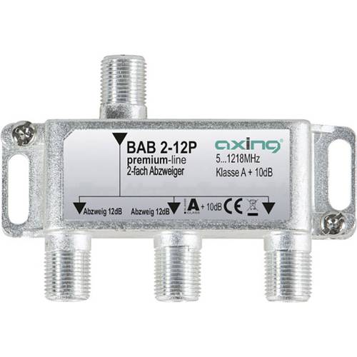 Axing BAB 2-12P Kabel-TV Abzweiger 2-fach 5 - 1218 MHz