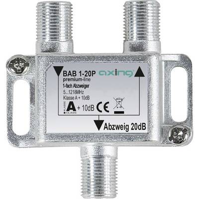 Axing BAB 1-20P Kabel-TV Abzweiger 1-fach 5 - 1218 MHz 