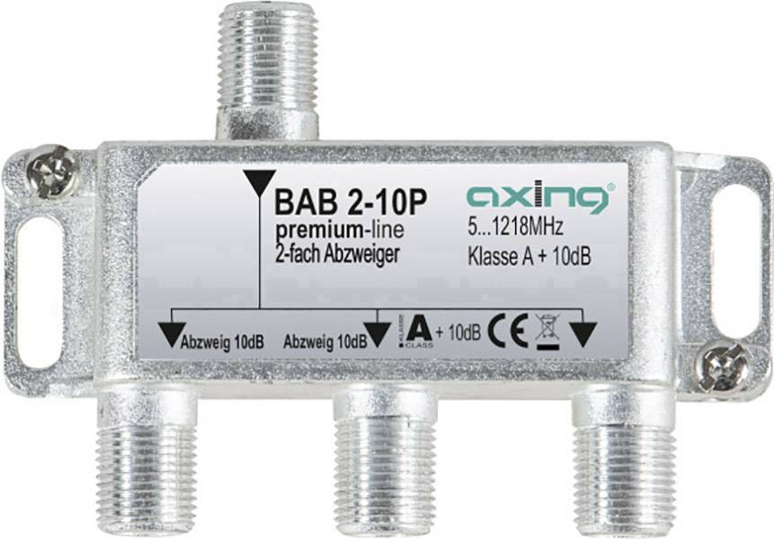 AXING Kabel-TV Abzweiger Axing BAB 2-10P 2-fach 5 - 1218 MHz