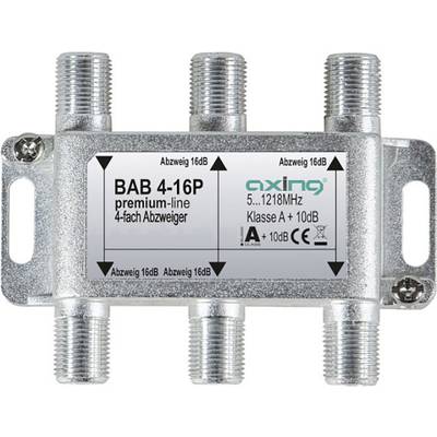 Axing BAB 4-16P Kabel-TV Abzweiger 4-fach 5 - 1218 MHz 