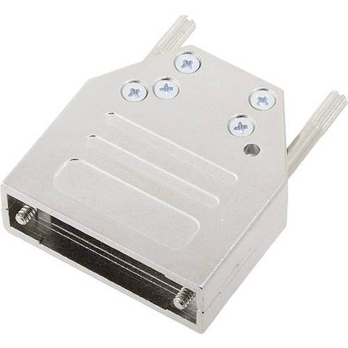 encitech DTZI15-K 6560-0305-02 D-SUB Gehäuse Polzahl: 15 Vollmetall 180 ° Silber 1 St.