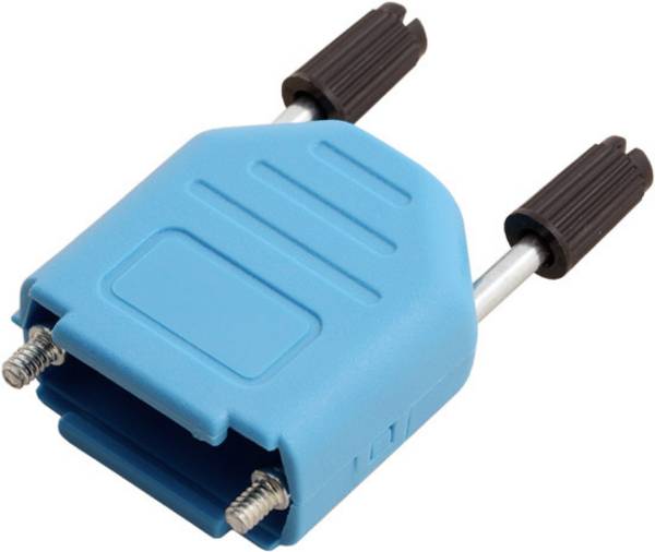 encitech DPPK09-B-K 6353-0104-01 D-SUB Gehäuse Polzahl: 9 Kunststoff 180 ° Blau 1 St.