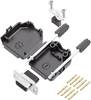 encitech DPPK09-BK-DBCS-K 6355-0078-11 D-SUB Buchsenleisten-Set 180 ° Polzahl: 9 Crimpen 1 St.