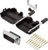 encitech DPPK15-BK-DBCP-K 6355-0078-02 D-SUB Stiftleisten-Set 180 ° Polzahl: 15 Crimpen 1 St.