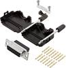 encitech DPPK15-BK-DBCS-K 6355-0078-12 D-SUB Buchsenleisten-Set 180 ° Polzahl: 9 Crimpen 1 St.