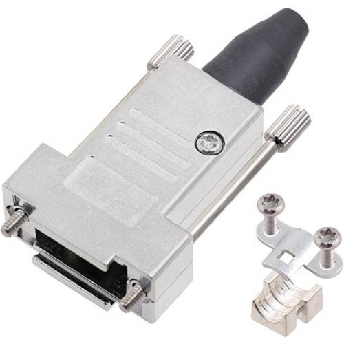 encitech DTSL09-RG-LJS-T-K 6560-0247-31 D-SUB Gehäuse Polzahl: 9 Vollmetall 180 ° Silber 1 St.