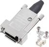 encitech DTSL09-RG-LJS-T-K 6560-0247-31 D-SUB Gehäuse Polzahl: 9 Vollmetall 180 ° Silber 1 St.