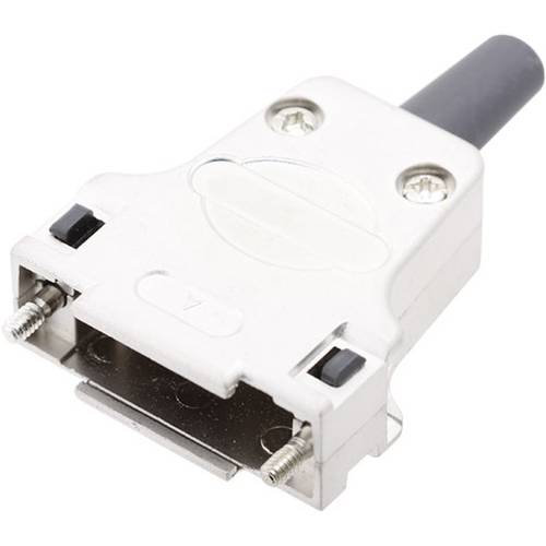 encitech DTZK25-RG-K DTZK25-RG-K D-SUB Gehäuse Polzahl: 25 Vollmetall 180 ° Silber 1 St.