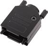 encitech DTZK09-BK-K 6560-0115-01 D-SUB Gehäuse Polzahl: 9 Vollmetall 180 ° Silber 1 St.