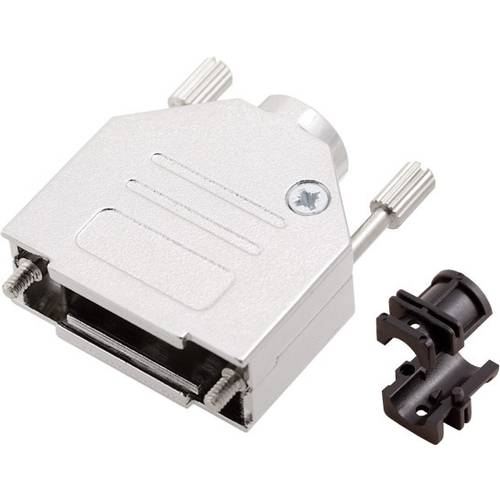 encitech DTZK15-K 6560-0105-02 D-SUB Gehäuse Polzahl: 15 Vollmetall 180 ° Silber 1 St.