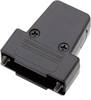 encitech TRI-P-15-K 6550-0101-02 D-SUB Gehäuse Polzahl: 15 Kunststoff 180 °, 45 °, 45 ° Schwarz 1 St.