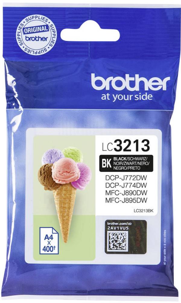 Brother Druckerpatrone LC-3213BK Original Schwarz LC-3213 BK