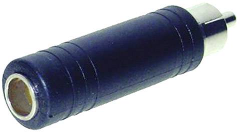 TRU COMPONENTS Klinken-Adapter Cinch-Stecker - Klinkenbuchse 6.35 mm Mono Polzahl:2