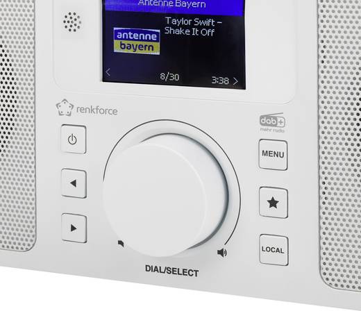 Internet Tischradio Renkforce RF-IRDAB-RETRO1 AUX ...