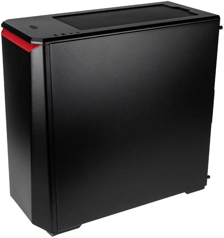 Phanteks P400 Midi-Tower PC-Gehäuse Schwarz, Rot 2 vorinstallierte Lüfter-2