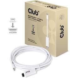 Mini-DisplayPort prepojovací kábel club3D CAC-1173, 3.00 m, biela