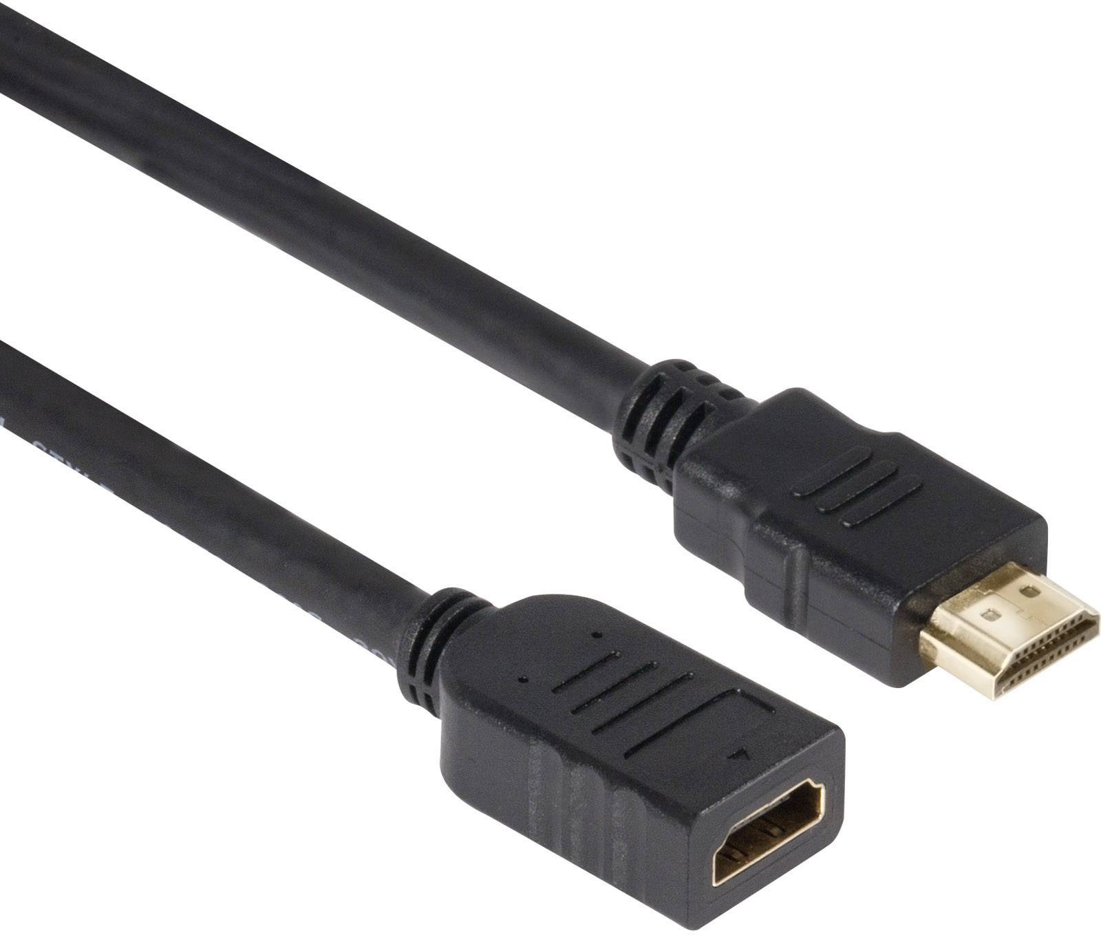 CLUB3D HDMI-Kabel 1.4 HD-Verlängerungskabel 5 Meter St/Bu