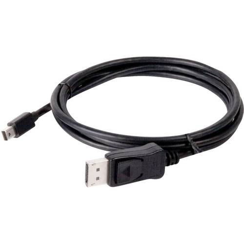 Thumbnail - club3D Mini-DisplayPort / DisplayPort Adapterkabel Mini DisplayPort Stecker, DisplayPort Stecker 2.00 m Schwarz CAC-1115...
