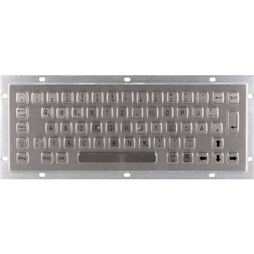 Joy-it IPC Keyboard 01A IP65 NEMA 4X Kabelgebunden Tastatur Deutsch, QWERTZ Silber Staubgeschützt, IP65, Spritzwasserges...