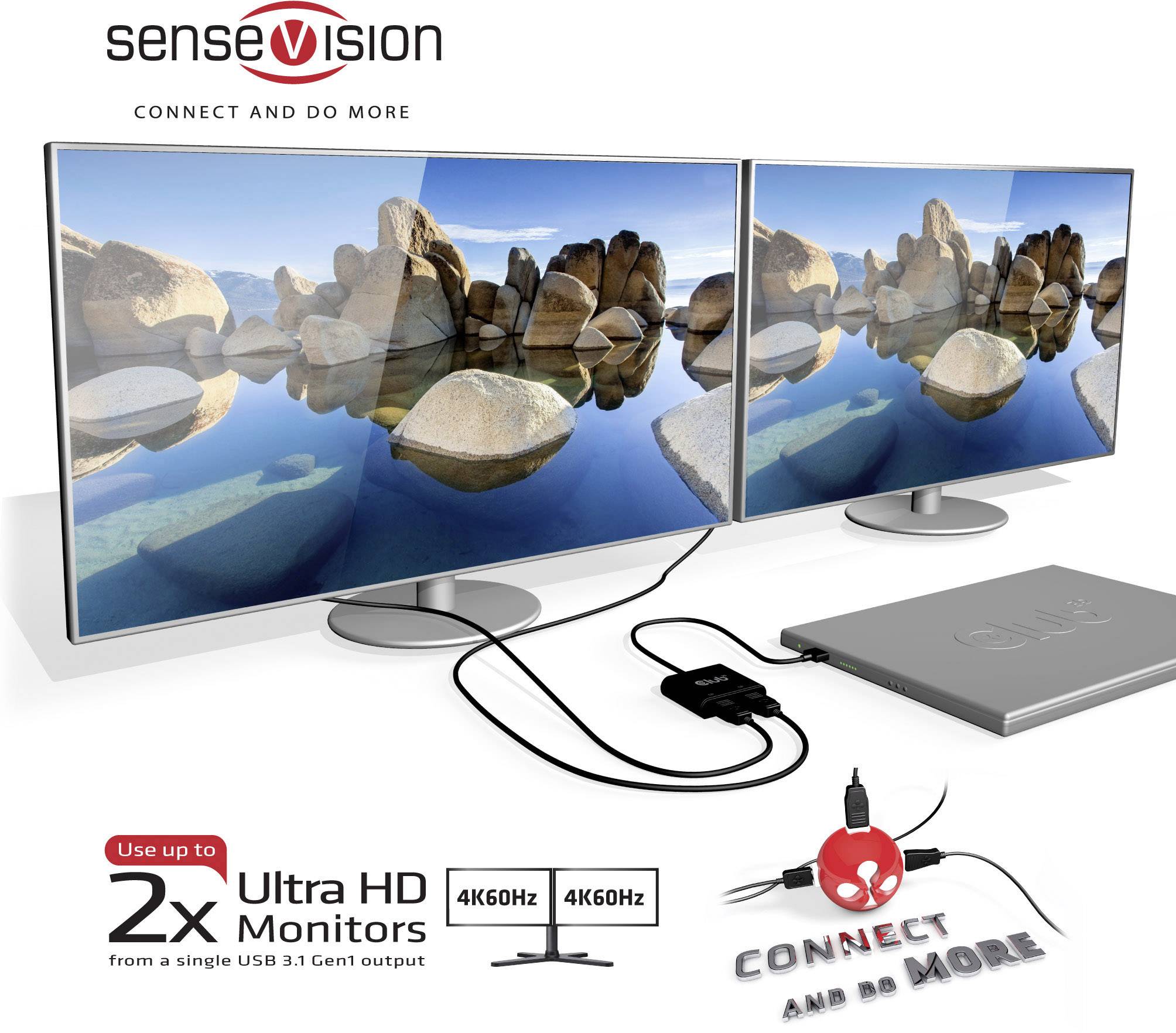 Club 3D SenseVision - Externer Videoadapter - USB 3.1 Gen 1-4