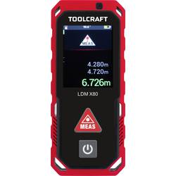 Laserový měřič vzdálenosti TOOLCRAFT TO-4840800, max. rozsah 80 m