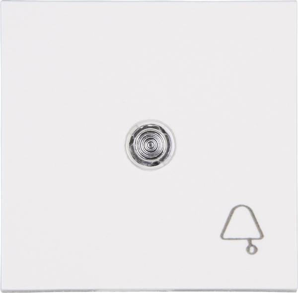 KOPP HK07 - Flächenwippe mit Linse und Glocke-Symbol (IP20) - in reinweiß