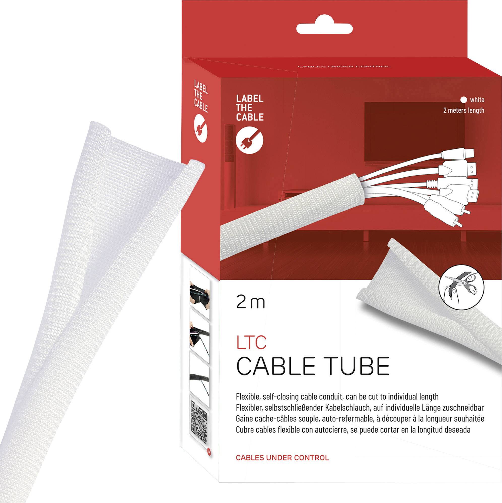 Ricable Custom RB08/10 4-10 mm PET erweiterbar geflochten kabelschlauch kabelstrumpf kabelschutz kabelmantel Kabel Sleeve Rot/Schwarz 10 Meter 