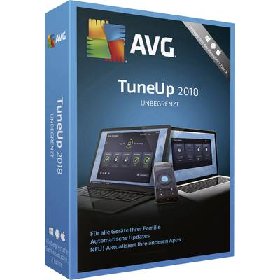 AVG TuneUp Unlimited 2018 Vollversion, unbegrenzte Geräteanzahl Windows, Mac, Android Systemtuning-Software