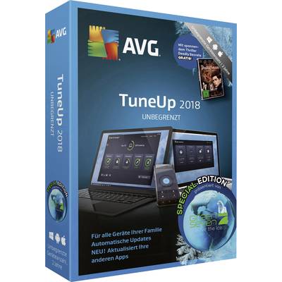 AVG TuneUp Unlimited 2018 Special Edition Vollversion, unbegrenzte Geräteanzahl Windows, Mac, Android 
