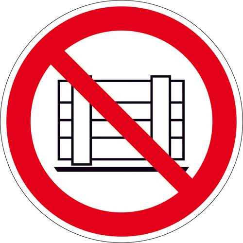 Thumbnail - Verbotsschild Abstellen oder Lagern verboten Aluminium (Ø) 200 mm ISO 7010 1 St.