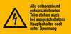 Warn-Kombischild Achtung Folie selbstklebend (B x H) 65 mm x 32 mm ISO 7010 6 St.
