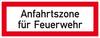 SafetyMarking 11.2648 Hinweisschild Anfahrtszone für Feuerwehr Aluminium (B x H) 594 mm x 210 mm 1 St.
