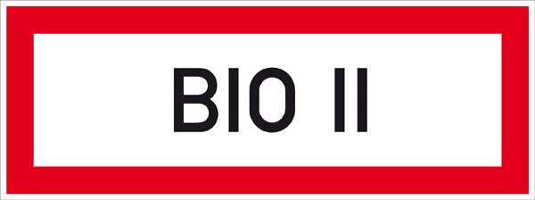 SafetyMarking 11.2896 Hinweisschild BIO II Aluminium (B x H) 210 mm x 74 mm    1 St.