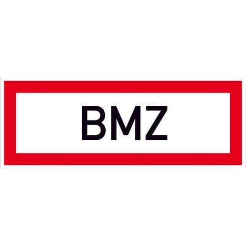 SafetyMarking 11.2501 Hinweisschild BMZ Aluminium (B x H) 420 mm x 148 mm 1 St.