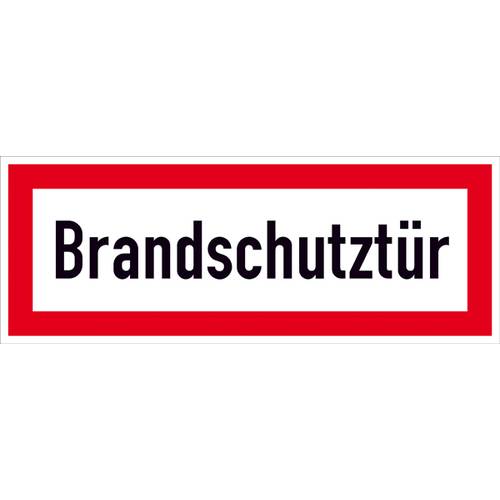 SafetyMarking 38.2544 Hinweisschild Brandschutztür Folie selbstklebend (B x H) 297 mm x 105 mm 1 St.
