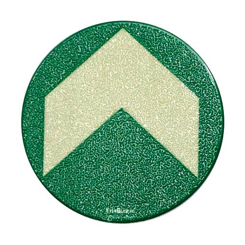 Bodenmarkierungspfeil Aluminium Pfeil SafetyMarking 17.7471 (Ø) 125 mm 125 mm 1 St.