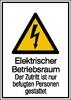 Warn-Kombischild Achtung Kunststoff (B x H) 262 mm x 371 mm ISO 7010 1 St.