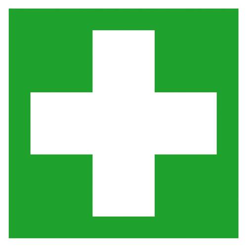 SafetyMarking 38.0057 Hinweisschild Erste Hilfe Folie selbstklebend (B x H) 150 mm x 150 mm ISO 7010 1 St.