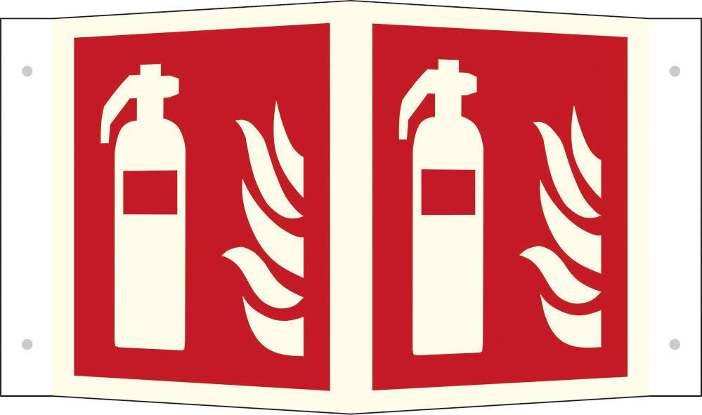 Алюминий фирмы Brandschutzschild Feuerlöscher (В x В) 150 мм x 150 мм ISO 7010 1 St.