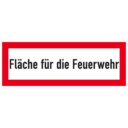 SafetyMarking 11.2654 Hinweisschild Fläche für die Feuerwehr Aluminium (B x H) 594 mm x 210 mm 1 St.