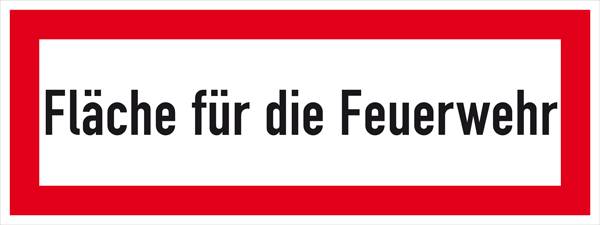 SafetyMarking 11.2654 Hinweisschild Fläche für die Feuerwehr Aluminium (B x H) 594 mm x 210 mm    1 St.