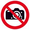 Verbotsschild Fotografieren verboten Aluminium (Ø) 315 mm ISO 7010 1 St.