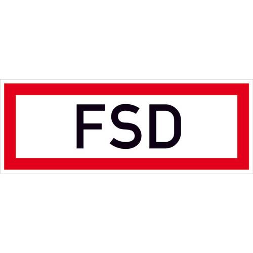 SafetyMarking 21.2856 Hinweisschild FSD Folie selbstklebend (B x H) 210 mm x 74 mm 1 St.