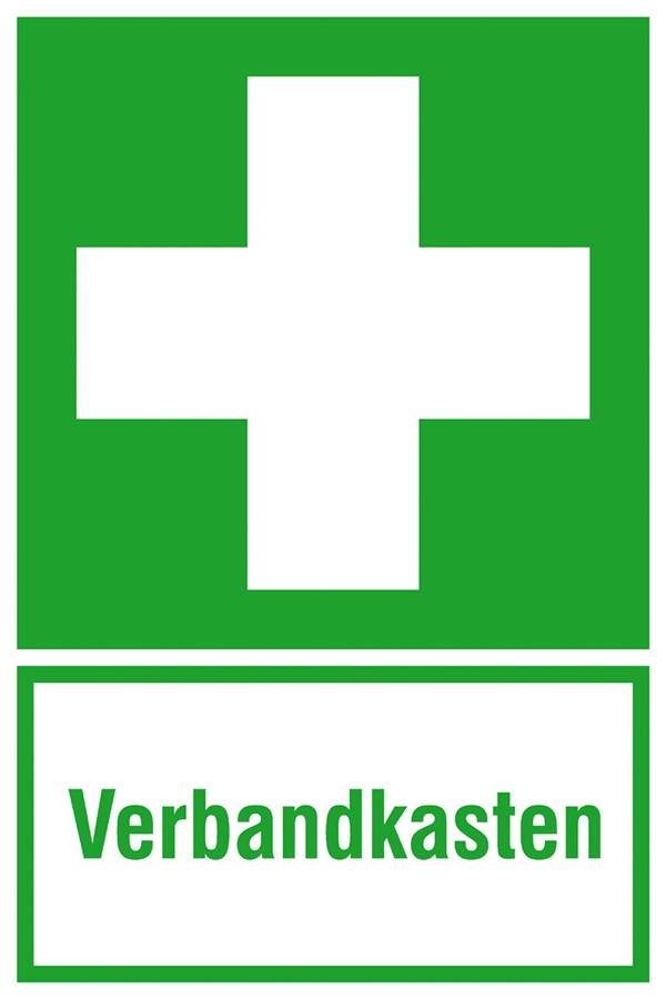 SafetyMarking 15.0074 Hinweisschild Erste Hilfe Verbandskasten Aluminium (B x H) 200 mm x 300 mm ISO 7010 1 St.